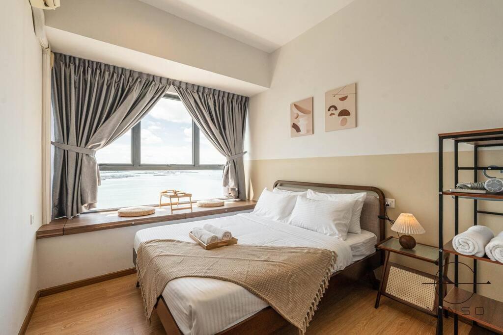 Apartemen Kingsbay A #seaview #woodenstyle #4pax *